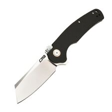 Artisan Cutlery Crag Folding Knife Black G10 Handle D2 Cleaver CJRBJ1904R-BKF picture