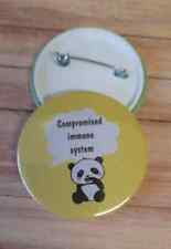 Hidden Disability Badge - 'Compromised Immune System, Yellow Badge 45mm picture