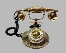 Vintage Nautical Rotatory Dial Telephone Brass Working Telephone For Home Decor picture