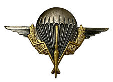 Vintage Chad Military Soldiers Parachute Qualification Wings Metal Brooch Badge picture