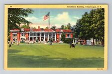 Chautauqua NY-New York, Colonnade Building Vintage Souvenir Postcard picture