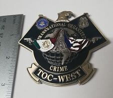 RARE FBI Tucson OCDETF Strike Force Arizona Organized Crime AZ Rattlesnake Coin picture