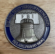 Dept Of Justice FBI Philadelphia Division Liberty Bell 🔔 ChallengeCoin picture
