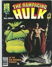 Rampaging Hulk #5 1977 Flat tight and glossy Lo Sub Mariner Strikes Combine picture