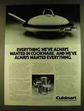 1980 Cuisinart Stainless Steel Cookware Ad - Wanted picture