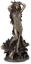 11.5 Inch Aphrodite Rising from the Sea Greek Roman Goddess Antique Bronze Finis picture
