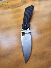 Strider SnG Hybrid PSF27 Black G10 Gunner Grip Flamed Ti Handle Tiger SW Blade picture