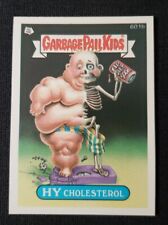 HY CHOLESTEROL 601b Garbage Pail Kids 1988 Series 15 Non Die Cut Topps GPK Card picture