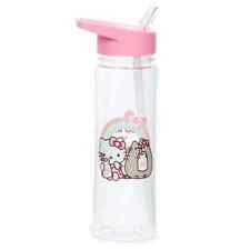 Hello Kitty x Pusheen Shatterproof Water Bottle Lid and Straw Licensed NEW picture