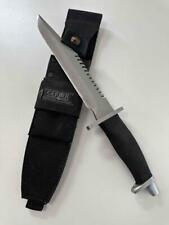 Vintage Gerber BMF Survival Knife With Serrated Saw Teeth #0314444 14-3/8