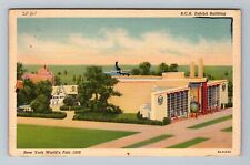 New York City-NY 1939 World's Fair R.C.A. Exhibit Building Vintage Postcard picture
