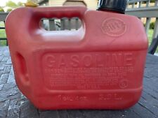 Vintage Blitz 1 Gal 4 Oz Gas Can w/ Flex Stow Away Spout & Vent Model 11805 picture