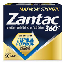 Zantac 360 Maximum Strength - 50 Tablets - Exp 7/25 picture