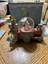 BABY SNOOPY Rare Westland Peanuts TRAIN SNOWGLOBE - MNT w HANG TAG picture