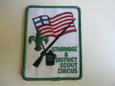 BSA BSC 1981 Lethbridge District Scout Circus Cloth Patch BIS picture