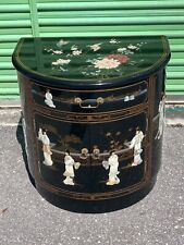 Vintage Wooden Lacquer Japanese Cabinet picture