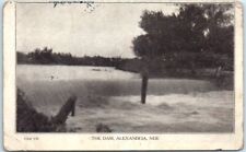 Postcard - The Dam - Alexandria, Nebraska picture