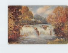 Postcard Nature Trees Waterfall Landscape Scenery picture