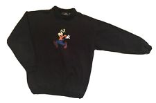 VTG Walt Disney Company Theme Parks Mens Navy Collar Sweater Goofy XL-Read picture