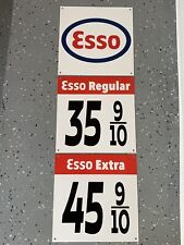 Esso Gasoline sign 3 piece vintage reproduction 1940-50s Pump Gas Oil picture