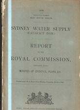 MEMORABILIA ,SYDNEY WATER SUPPLY ROYAL COMMISSION , 1905 , MINUTES OF EVIDENCE picture