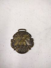 Antique 1909 I.O.O.F. Odd Fellows Watch Fob Medal picture