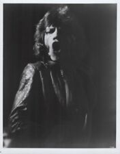 The Rolling Stones 1970's era Mick Jagger in leather jacket in full swing picture