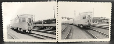 2 Diff 1950s Atchison Topeka & Santa Fe Railway AT&SF The Chief Passenger Photo picture