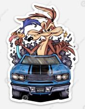 Muscle Car MAGNET - Ratfink Style Road Runner cartoon Show Rat Fink Odd Rods picture