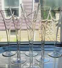 Romania Gold 24K Hollow Stem Champagne Flute Wedding Glass Barware 3 Design-8 picture