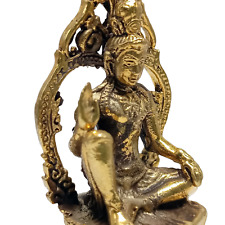 Narayana Vishnu Brass Statue Mahavishnu Hinduism God of Protector Religious Idol picture