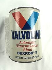 VALVOLINE OIL CAN DEXRON-2 ATF AUTOMATIC TRANSMISSION FLUID FULL 1 QUART picture