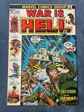 War is Hell #1 1973 Marvel Comic Book War Roy Thomas Herb Trimpe VF picture