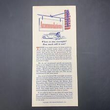 1950 Esso Touring Service Accomodations Brochure picture
