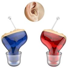 A Pair of CIC Digital Hearing Amplifier Invisible Ear Sound a pair red blue  picture