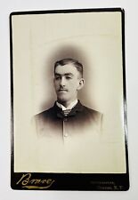 Antique Cabinet Card Photograph #39 - Portrait Of Young Man DUNDEE, NY picture
