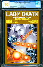 Lady Death Imperial Requiem #1 Harrigan Games Edition Coffin 2024 Ltd /50 CGC 10 picture
