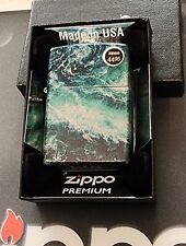 Zippo 48621 Rogue Wave 540 Fusion Tumbled Chrome 2023 NEW Windproof Lighter picture