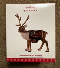 Hallmark 2017 'FATHER CHRISTMAS'S REINDEER' ORNAMENT - LIMITED EDITION NEW picture