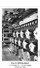 J46/ Cookeville Tennessee Postcard RPPC c1950s Interior B&B Restaurant 198 picture