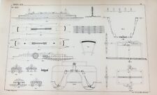 RARE 1879 Australian Steam Ship Patent #2653 “Improvements in Steam Vessels