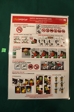 AIRLINES SAFETY INFORMATION CARD THAI VIETJET AIR Vietnam Thailand AIRBUS A320 A picture