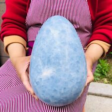 18.15LB Natural and Beautiful Blue Celestial Crystal Egg Mineral Samplen 1205 picture