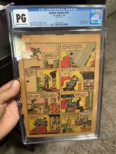 action comics 14 golden age CGC PG early Superman picture