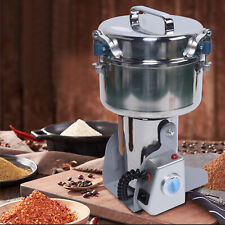 High-speed Commercial Electric Grain Grinder Mill Spice Herb Cereal Stainless US picture