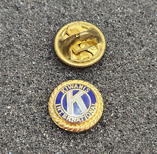 Kiwanis International Aktion Club Gold Tone Lapel Pin Badge Brooch picture