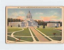 Postcard Temple of Justice Insurance Administration Building Olympia Washington picture