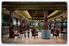 c1910 Lobby-Cooley Hotel Interior Springfield Massachusetts MA Vintage Postcard picture