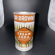 Rare Dr. Brown's Black Cream Soda 12 OZ. Can S/S 1970's picture