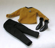 Ken Star Trek Captain Kirk Male Officer uniform outfit clothes pants shirt boots picture